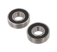 Juego de 2 o 4 rodamientos de bolas para Ninebot Max G30D E-Roller, rodamientos de acero robustos 12 x 28 x 8 mm con doble junta, rodamientos silenciosos para motor de rueda delantera, plata de