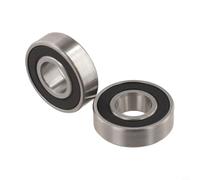 Juego de 2 o 4 rodamientos de bolas para Ninebot Max G30D E-Roller, rodamientos de acero robustos 12 x 28 x 8 mm con doble junta, rodamientos silenciosos para motor de rueda delantera, plata de