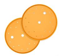 Juego de 2 orificios de drenaje para macetas que soportan un mejor drenaje del agua, limita el exceso de humedad y reduce el uso del suelo para un cuidado más fácil de las plantas (amarillo)