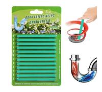 Juego de 2 palillos para limpieza de desagües - Palillos de limpieza de tuberías, eliminador de obstrucción del fregadero, desatascador de desagüe, desatascador de desagüe, eliminación de desagües