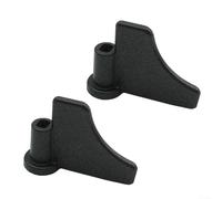 Juego de 2 panaderas de metal de repuesto, ganchos para amasar para máquina de hornear, accesorios negros, resistentes, duraderas, fáciles de montar, para el hogar y la panadería, tamaño estándar