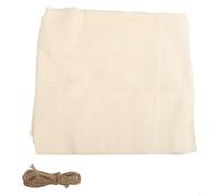 Juego de 2 paños de algodón para queso - Gran 89 x 89 cm y cordón de 2 m - Gasa sin blanquear para cocinar, hornear, filtrar sopa, leche de nueces y yogur
