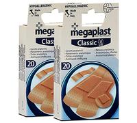 Juego de 2 Paquetes de 20 Apósitos Anatómico Adhesivo de 4 Tallas diferentes para el Tratamiento de Heridas - Tallas : 20pcs 7 x 2 cm/10pcs 6 x 2 cm/ 10pcs 4 x 1 cm/ 10 pcs Diámetro 2.5 cm -JUANIO-