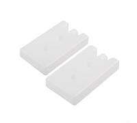 Juego de 2 paquetes de hielo vacíos reutilizables de 400 ml de capacidad, cada uno para bolsas de almuerzo, enfriadores y cajas, bloques de hielo delgados y ligeros para un tiempo de enfriamiento