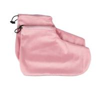 Juego de 2 Pares de Guantes de Algodón y Cubre Pies | Terapia de Cera Caliente, Felpa Delicada, Retención Térmica, Salón de Belleza, Manos y Pies