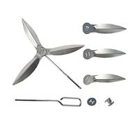 Juego de 2 Parrillas de Weber 7444 22-1/2 Pulgadas, Kit de Sistema de Limpieza One Touch para Weber 7444