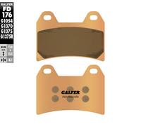 Juego de 2 pastillas de freno delantero Galfer FD176G1370 Sinter-Metal STREET