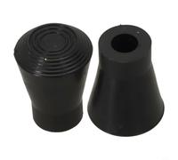 Juego de 2 patas de bombo de plástico, 8 mm, pieza de repuesto (PJ027)