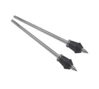 Juego de 2 patas rectas para bombo en estilo retro, construcción de metal de alta resistencia para una gran durabilidad y patas de tambor de aleación