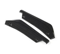 Juego De 2 Pegatinas para Parachoques Trasero, Divisores, Alerones Laterales, Cenefa Y Embellecedores para A4, A5, A6, A7, B8 S3 Faldones Laterales(Aspecto de Carbono)