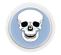 Juego de 2 pegatinas para sensor FreeStyle Libre; color azul claro