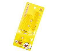 Juego de 2 peines de pelo para niños, diseño de animales de dibujos animados, peine de peluquería con cola puntiaguda para desenredar los dientes anchos