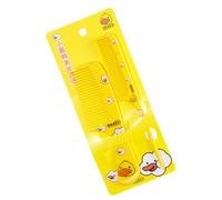 Juego de 2 peines de pelo para niños, diseño de animales de dibujos animados, peine de peluquería con cola puntiaguda, dientes anchos, peine de separación de dientes finos