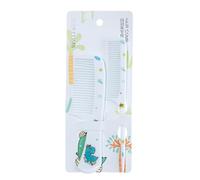 Juego de 2 peines para el cabello, peines de dientes finos, desenredantes de peluquería, dientes anchos, peine para peinar el cabello