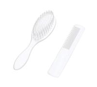 Juego de 2 peines para el pelo del bebé para recién nacidos, masaje del cuero cabelludo, suministros de lactancia