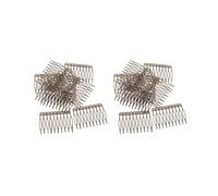 Juego de 2 peines vintage de metal en blanco para novia, accesorios para el cabello, bricolaje, 5,6 cm, bronce