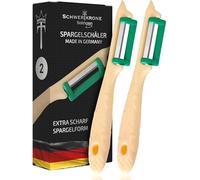 Juego de 2 pelador Espárragos Forma pelador de espárragos Solingen de Frutas y Verduras Pelador Solingen - Pelador para Zurdos y diestros