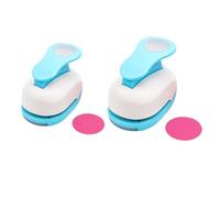 Juego de 2 perforadoras circulares de 3,8 cm y 7,6 cm, para manualidades, álbumes de recortes, suministros de diario de oficina, fabricación de tarjetas, álbumes de bricolaje, fotos, cortador circular