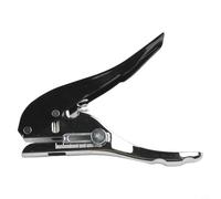 Juego de 2 perforadores y avellanadores con posición de agujero ajustable y escala para perforación precisa en sellado de plástico, cartón, papel y superficies de chapa fina