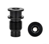 Juego de 2 pernos de eje de desviador trasero para bicicleta de carretera - Compatible con desviadores R8000 y R9100 - Tornillos de aluminio (negro)
