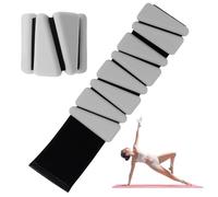 Juego de 2 pesas de muñeca de silicona ajustables para mujeres y hombres, pesas de tobillo/muñeca adecuadas para yoga, baile, pilates, ejercicios de piscina y correr, 2 libras
