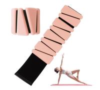Juego de 2 pesas de muñeca de silicona ajustables para mujeres y hombres, pesas de tobillo/muñeca adecuadas para yoga, baile, pilates, ejercicios de piscina y correr, 2 libras