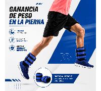 Juego de 2 Pesas para Tobillo Ajustables,1KG*2/ 2KG*2 Tobilleras Y Muñequeras Con Peso Lastradas, Para Correr, Gimnasio, . Correas Ajustables, Transpirable