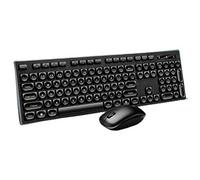 Juego de 2 piezas con cable Punk Retro Keycaps ratón ratón Combo Home Office Gaming Keyboard Mouse