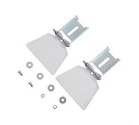 Juego de 2 piezas de acero inoxidable y ABS para amoladora de banco de protección ocular con soporte, cubierta protectora de amoladora de repuesto compatible con tipo de banco de 125 mm