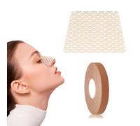 Juego de 2 piezas de férula nasal termoplástica y cinta de elevación facial, sin alcohol, kit de fijación y elevación de nariz sin electricidad, clip trapezoidal reutilizable para la nariz y vendaje