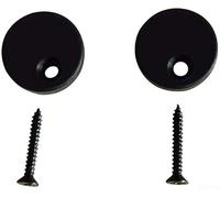 Juego de 2 piezas de herrajes para puerta corredera que incluye bloque de disco antisalto para asegurar puertas de granero para evitar que la puerta salte de la pista, incluye tornillos