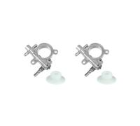 Juego de 2 piezas de repuesto para motosierra 25CC/38CC 2500/3800, piezas de repuesto para motosierra, bomba de aceite y engranaje de accionamiento sin fin