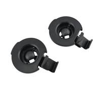 Juego de 2 piezas de soporte de cuna GPS compatible con Garmin DriveSmart 50 51 61 65 70 76, Drive 51 55 60 61, Nüvi, RV, Dēzl 570 580, DriveTrack Series - Montaje de bola de 17 mm