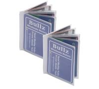 Juego de 2 Piezas de Vinilo Resistente para 6 páginas para Billetera Plegable o Triple, Fabricado en Estados Unidos, Cartera Plegable