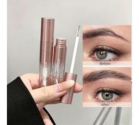 Juego de 2 piezas, Gel fijador para cejas, Gel impermeable transparente e incoloro para cejas, Define pelo, un afelpado