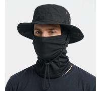 Juego de 2 piezas: Sombrero de con protección solar , pasamontañas, conjunto para , sombrero boonie transpirable con visera, pasamontañas elástico y transpirable, sombrero de pescador unisex plegable