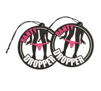 Juego de 2 piezas Tuning ambientadores aroma árbol para el coche Air Freshener Design Perchas fragancias (2X Panty Gotero)