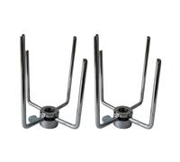 Juego de 2 pinchos para barbacoa resistentes al óxido para carnes y verduras perfectamente cocinadas, tenedor de acero inoxidable, utensilios de distribución uniforme del calor