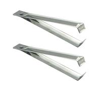 Juego de 2 pinzas de hueso de pescado, pinzas de ajo, alicates manuales, herramientas para verduras