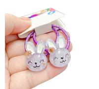 Juego de 2 pinzas para el pelo para niñas, diseño de mariposa brillante y cupcakes, accesorios para el cabello de dibujos animados para cumpleaños de niños