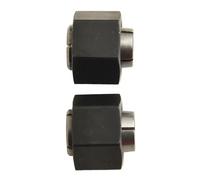 Juego de 2 pinzas y tuercas de mandril compatibles con fresadoras DW6214 y DW616, repuesto for Bosch 2610906283, 2610906287 y 32628603.