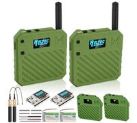 Juego de 2 placas de desarrollo ESP32 LoRa V3 + batería de 3,7 V 3000 mAh + juego de carcasa - con antena de malla de 863 - 928 MHz y SMA compatible con dispositivos LoRa V3 WLAN/Bluetooth para AR