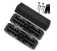 Juego de 2 Planchas de Desatasco 10T Con base para gato jack, Bolsa y soportes para baca incluidos. Offroad 4x4 - Barro, Arena, Nieve o modo pala para despejar camino. 106x31x7cm 10 Toneladas