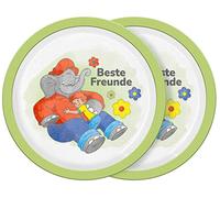 Juego de 2 platos de Benjamin con flores, 21,5 cm