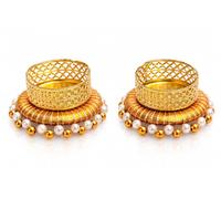 Juego de 2 portavelas Diwali Diya Deepawali Puja, regalos y decoración de