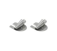 Juego de 2 prensatelas duraderas de vástago bajo para máquina de coser, herramienta de fijación de encuadernación, 5 mm