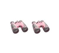 Juego de 2 prismáticos para niños, telescopio pequeño portátil para observación de aves, senderismo, ciencia