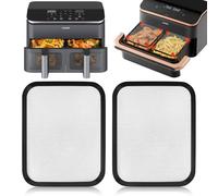 Protector contra salpicaduras de acero inoxidable para freidora de aire COSORI Dual Blaze TwinFry 10L/ Cosori CAF-R901-AEU 8.5L, 2 accesorios para freidora de aire COSORI 8.5L