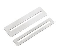 Juego de 2 protectores de diapasón de guitarra de metal, protector de diapasón, herramienta luthier, protector de diapasón para vestir y pulir trastes, juego de herramientas de luthier de guitarra,