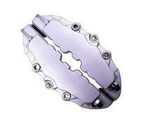 Juego de 2 protectores de freno universales para coche, diseño duradero y resistente al calor para modificación de buje, aspecto profesional fácil, color rojo deportivo